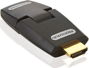 Adapter Profigold PROD102 HDMI pesa - HDMI otsik, 180-kraadine nurk hind ja info | USB jagajad, adapterid | kaup24.ee