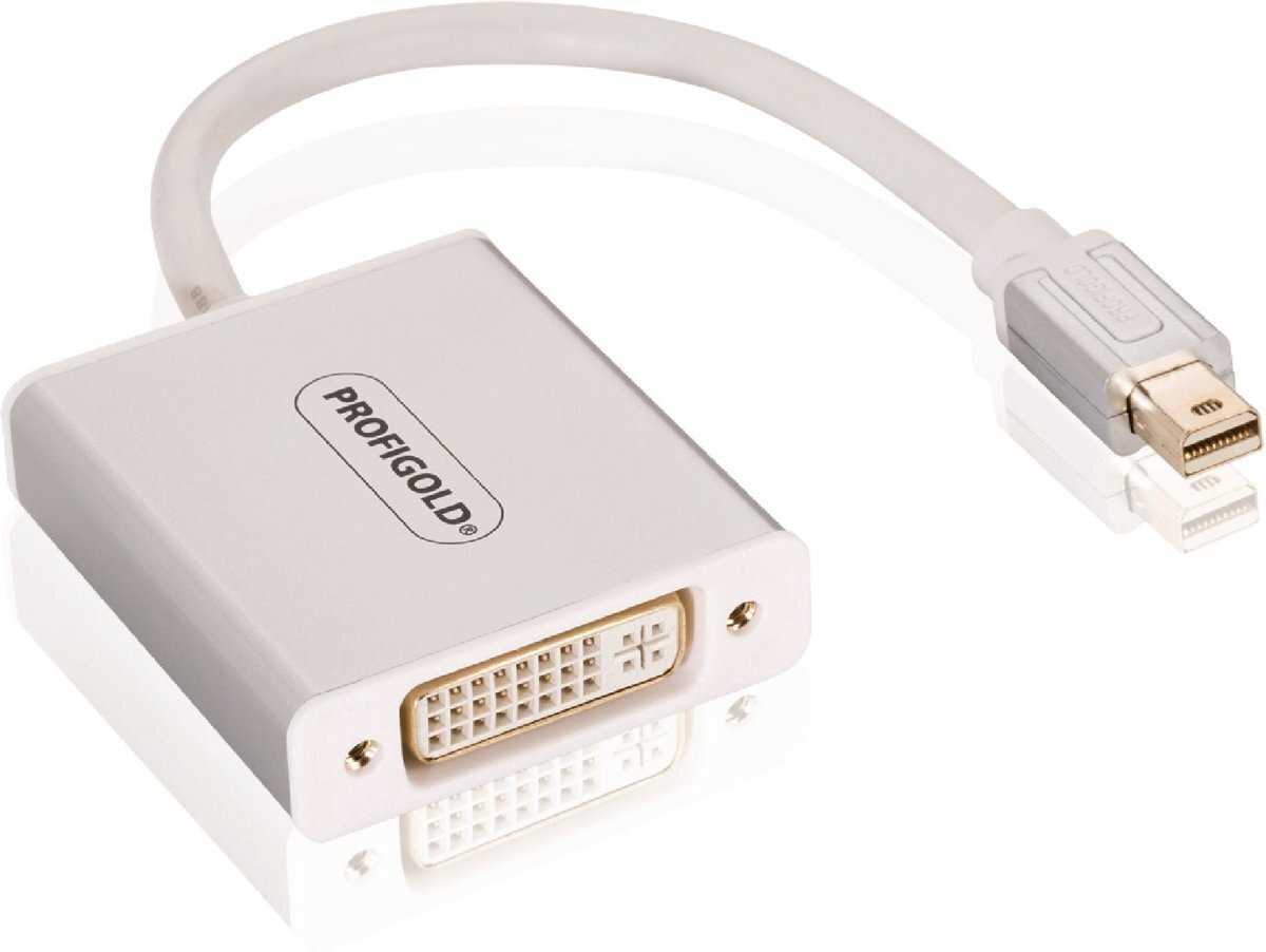 Adapter Profigold PROM252 MAC Mini DP otsik - DVI-D pesa, 0,2 m hind ja info | USB jagajad, adapterid | kaup24.ee