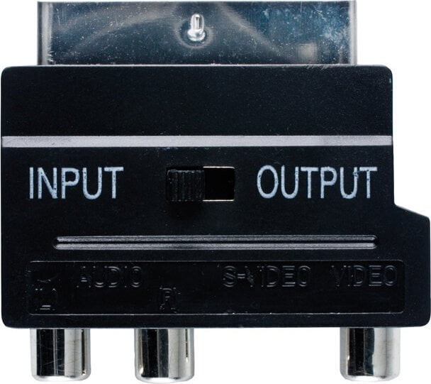 Valueline VVP765 Adapter Scart otsik- 3 x RCA/SVHS pesa hind ja info | Kaablid ja juhtmed | kaup24.ee