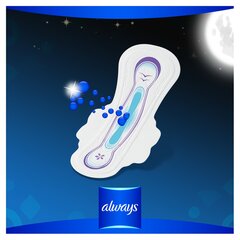 Hügieenisidemed Always Ultra Extra Night, 12 tk hind ja info | Tampoonid, hügieenisidemed, menstruaalanumad | kaup24.ee