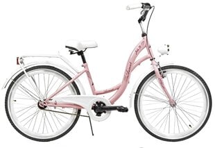 Laste jalgratas AZIMUT Julie 24" 2021, roosa цена и информация | Велосипеды | kaup24.ee