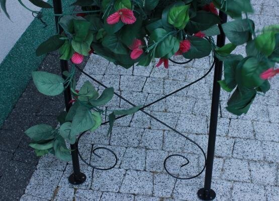 Garden Line metallist kaar taimedele, 110x39x230 cm hind ja info | Vaasid, alused, redelid lilledele | kaup24.ee