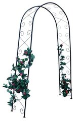 Металлическая арка для растений Garden Line, 110x39x230 см цена и информация | Подставки для цветов, держатели для вазонов | kaup24.ee