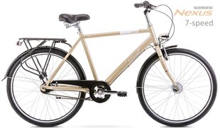 Городской велосипед Romet Orion 7S 26" 2021, золото цена и информация | Велосипеды | kaup24.ee