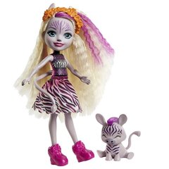 Кукла зебра Zadi с питомцем Enchantimals цена и информация | Игрушки для девочек | kaup24.ee