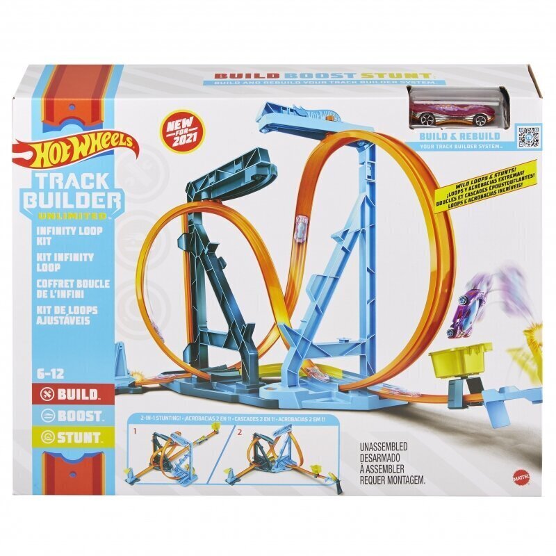 Autorada „Lõputud keerised“ Hot Wheels hind ja info | Poiste mänguasjad | kaup24.ee