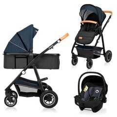 Универсальная коляска Lionelo Amber 3in1, Blue navy цена и информация | Коляски | kaup24.ee