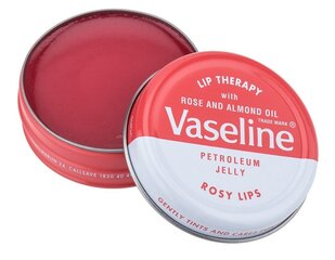 Huulepalsam Vaseline Rosy lips 20g цена и информация | Помады, бальзамы, блеск для губ | kaup24.ee