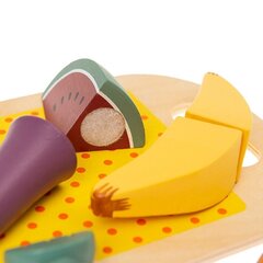 Puu- ja köögiviljadega puidust lõikelaud Smiki Zookabee hind ja info | Tüdrukute mänguasjad | kaup24.ee