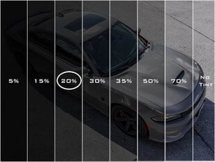 Тонировочная плёнка для авто 70%, ширина 75 см цена и информация | Пленки для тонирования стекол автомобилей на заказ | kaup24.ee