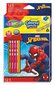Värvilised pliiatsid koos teritajaga Colorino Marvel Spider-Man, kolmnurksed, 12 tk. /13 värvi hind ja info | Kunstitarbed, voolimise tarvikud | kaup24.ee