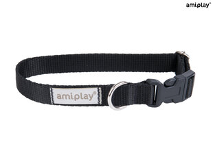 Amiplay reguleeritav kaelarihm Samba, XL, Black hind ja info | Kaelarihmad ja traksid koertele | kaup24.ee