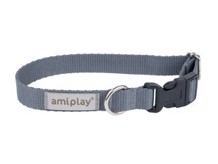 Amiplay reguleeritav kaelarihm Samba, XL, Grey hind ja info | Kaelarihmad ja traksid koertele | kaup24.ee