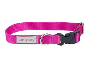 Amiplay reguleeritav kaelarihm Samba, XL, Pink hind ja info | Kaelarihmad ja traksid koertele | kaup24.ee