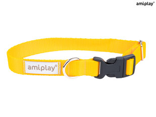 Amiplay регулируемый ошейник Samba, XL, Yellow цена и информация | Ошейники, подтяжки для собак | kaup24.ee