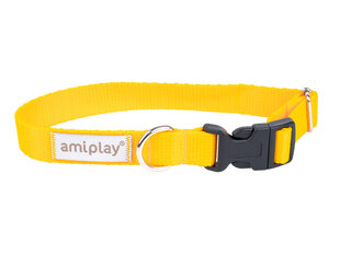 Amiplay регулируемый ошейник Samba, XL, Yellow цена и информация | Ошейники, подтяжки для собак | kaup24.ee