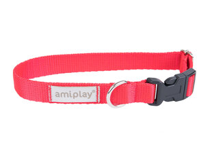 Amiplay регулируемый ошейник Samba, M, Red цена и информация | Ошейники, подтяжки для собак | kaup24.ee