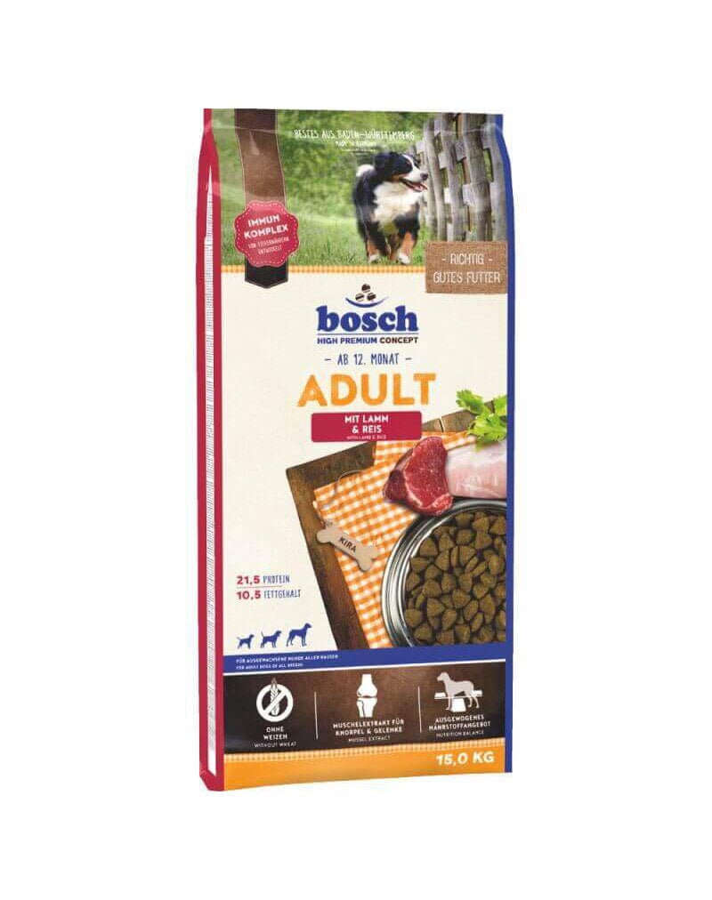 Koeratoit Bosch Adult Lamb & Rice (lambaliha ja riisiga) 15kg hind ja info | Kuivtoit koertele | kaup24.ee