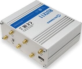 Промышленный маршрутизатор Teltonika 4G LTE Cat6 DualSIM RUTX11 867 Мбит цена и информация | Маршрутизаторы (роутеры) | kaup24.ee