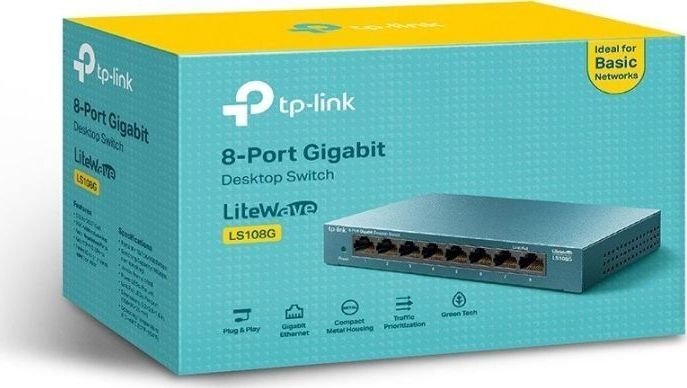 TP-Link LS108G цена и информация | Lülitid (Switch) | kaup24.ee