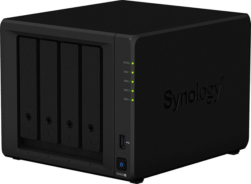 Nas Storage Tower 4BAY/NO HDD DS420+ Synology hind ja info | Välised kõvakettad (SSD, HDD) | kaup24.ee