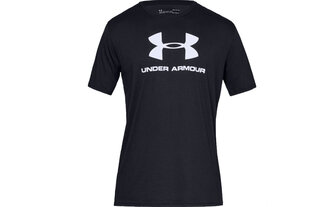 Спортивная мужская футболка Under Armour sportstyle logo tee, чёрная цена и информация | Мужская спортивная одежда | kaup24.ee
