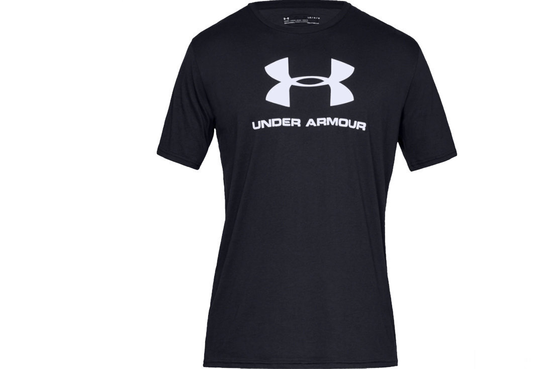 Meeste spordisärk Under Armour sportstyle logo tee, must hind ja info | Meeste spordiriided | kaup24.ee