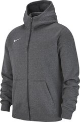 Poiste dressipluus Nike Team Club 19 Full-Zip Fleece Hoodie 122 cm (AJ1458 071) цена и информация | Свитеры, жилетки, пиджаки для мальчиков | kaup24.ee