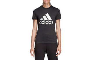 Спортивная рубашка для женщин Adidas Must Haves Badge Of Sport Tee DY7732, черная цена и информация | Спортивная одежда для женщин | kaup24.ee