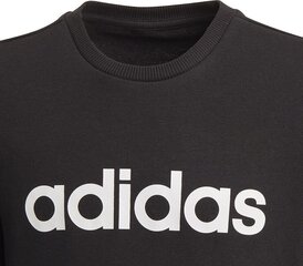 Adidas Džemprid Yg E Lin Sweat Black цена и информация | Рубашки для мальчиков | kaup24.ee