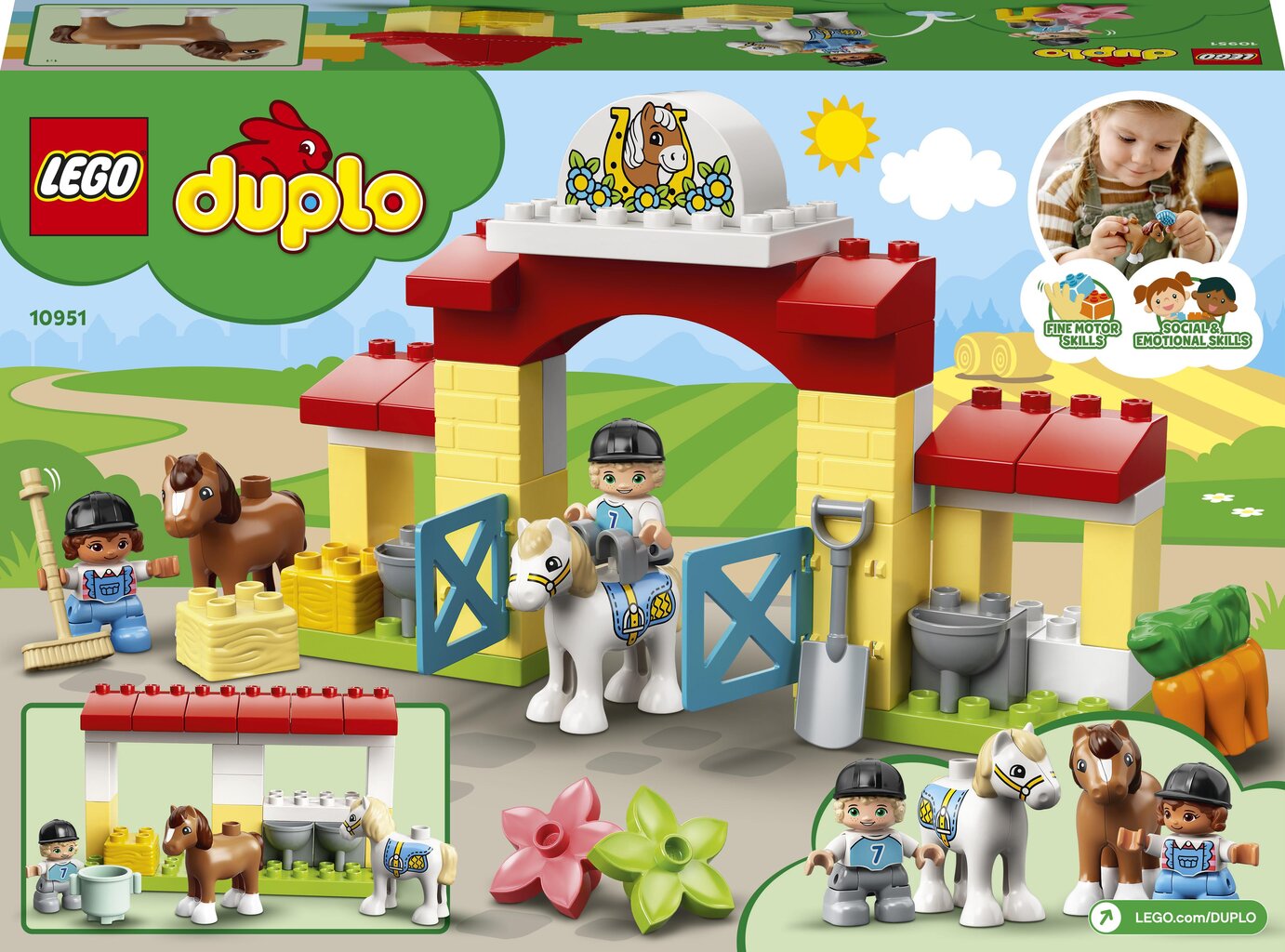 10951 LEGO® DUPLO Tallid цена и информация | Klotsid ja konstruktorid | kaup24.ee