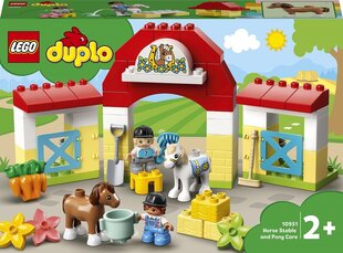 10951 LEGO® DUPLO Town Конюшня и уход за пони цена и информация | Конструкторы и кубики | kaup24.ee