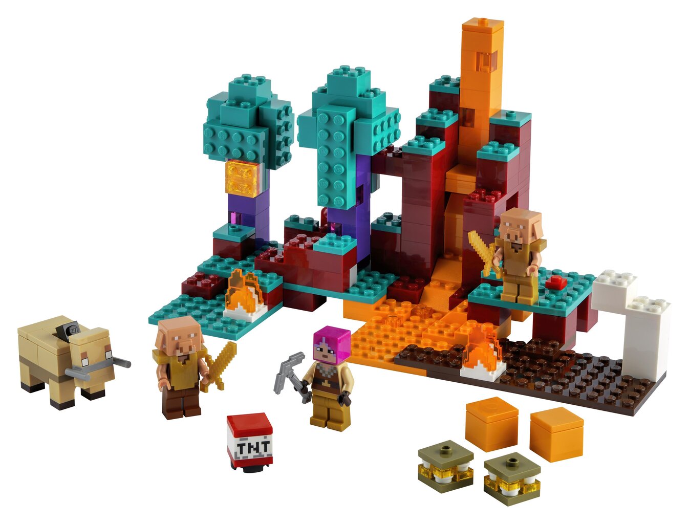 21168 LEGO® Minecraft Moondunud mets hind ja info | Klotsid ja konstruktorid | kaup24.ee