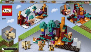 21168 LEGO® Minecraft Искаженный лес цена и информация | Конструкторы и кубики | kaup24.ee