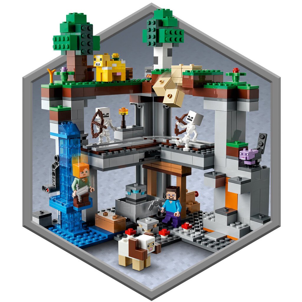 21169 LEGO® Minecraft Esimene seiklus цена и информация | Klotsid ja konstruktorid | kaup24.ee