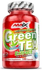 Экстракт зелёного чая с витамином Green TEA Extract С, 100 капсул цена и информация | Витамины, пищевые добавки, препараты для хорошего самочувствия | kaup24.ee