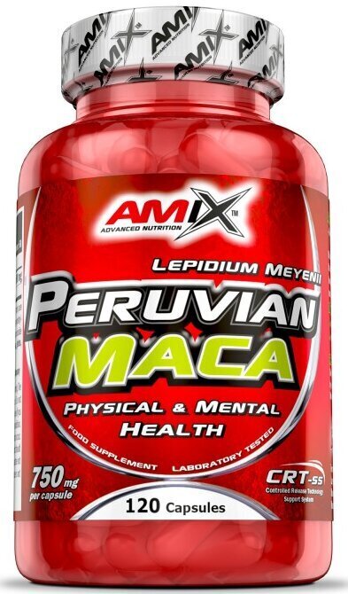 Peruu MACA 750 mg 120 kapslit hind ja info | Vitamiinid, toidulisandid, preparaadid tervise heaoluks | kaup24.ee