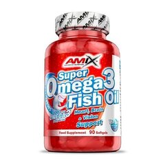Пищевая добавка Super Omega 3 Fish Oil 1000 мг, 90 гелевых капсул цена и информация | Витамины, пищевые добавки, препараты для хорошего самочувствия | kaup24.ee