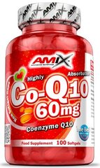 Coenzyme Q10 60 мг, 100 гелевых капсул цена и информация | Витамины, пищевые добавки, препараты для хорошего самочувствия | kaup24.ee