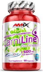 CarniLine® 1500 mg 90 kapslit hind ja info | Vitamiinid, toidulisandid, preparaadid tervise heaoluks | kaup24.ee