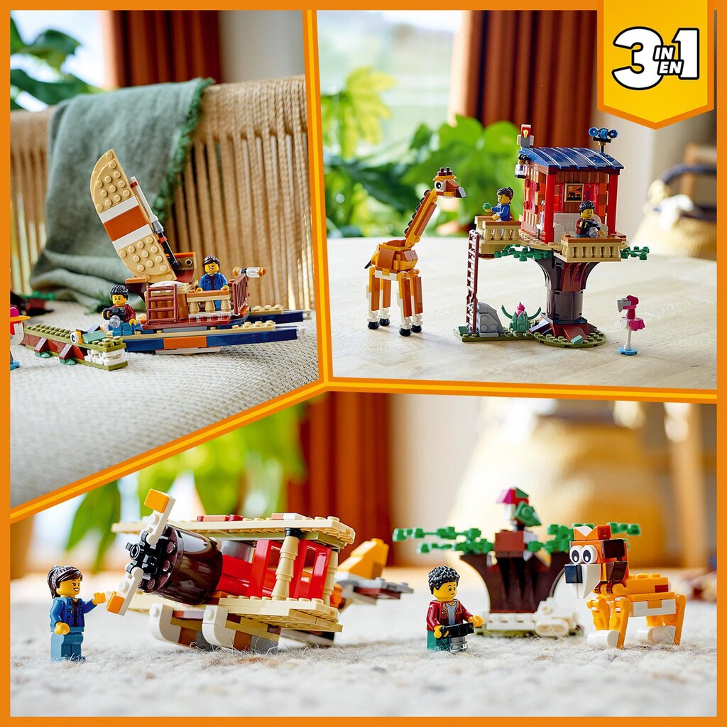 31116 LEGO® Creator Safarimaja metsas puu otsas hind ja info | Klotsid ja konstruktorid | kaup24.ee