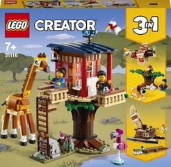 31116 LEGO® Creator Safarimaja metsas puu otsas hind ja info | Klotsid ja konstruktorid | kaup24.ee
