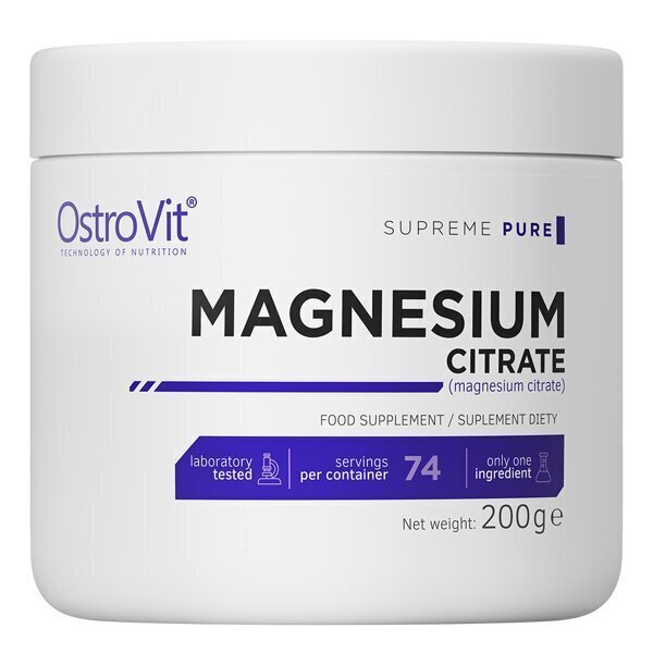 OstoVit Magnesium Citrate (200 g) toidulisand hind ja info | Vitamiinid | kaup24.ee