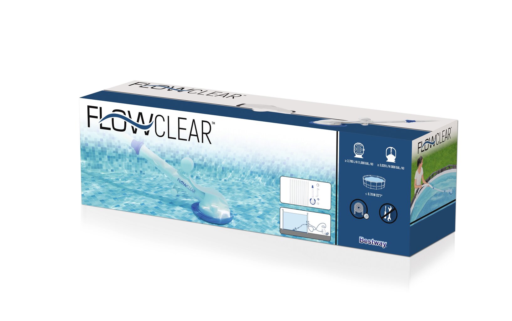 Basseini puhastamise seade-pump Bestway Flowclear AquaSweeper цена и информация | Basseinitehnika | kaup24.ee