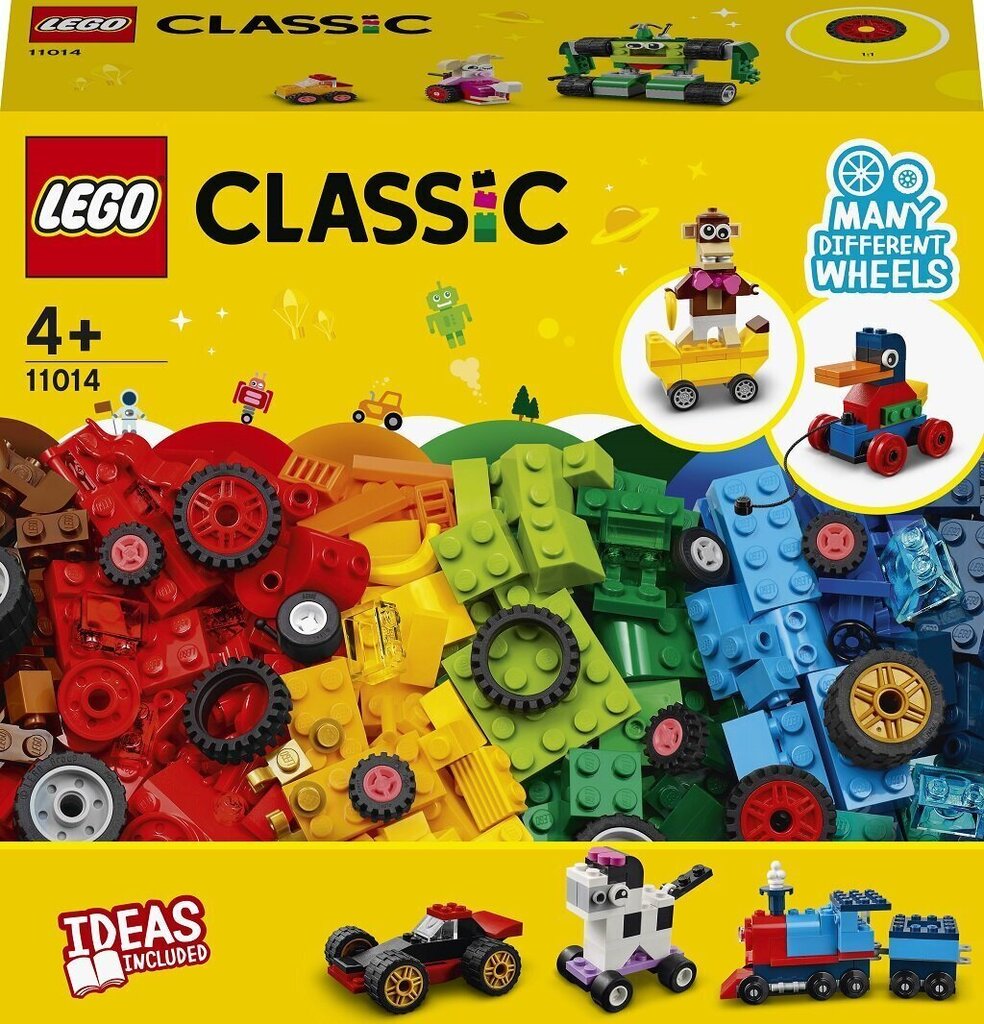 11014 LEGO® Classic Кубики и колеса цена | kaup24.ee