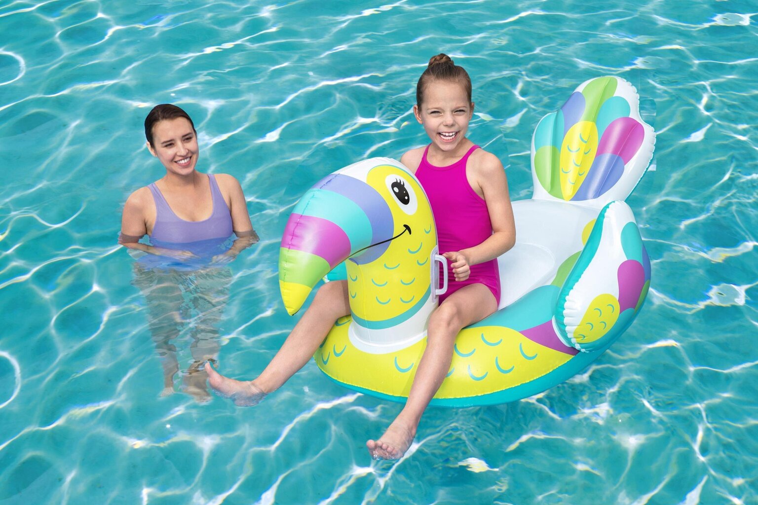 Täispuhutav madrats Bestway Toucan Pool Day Ride-On, 157x97 cm цена и информация | Täispuhutavad veemänguasjad ja ujumistarbed | kaup24.ee