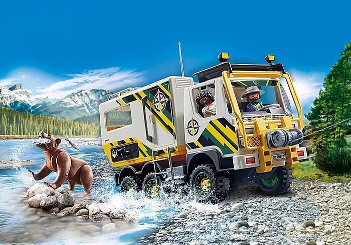 70278 PLAYMOBIL® Wild Life Metsiku looduse ekspediitori veoauto цена и информация | Klotsid ja konstruktorid | kaup24.ee