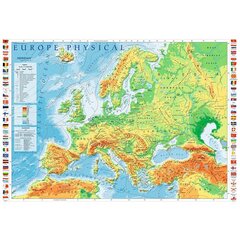 Pusle Trefl Euroopa kaart, 1000 o. hind ja info | Pusled | kaup24.ee