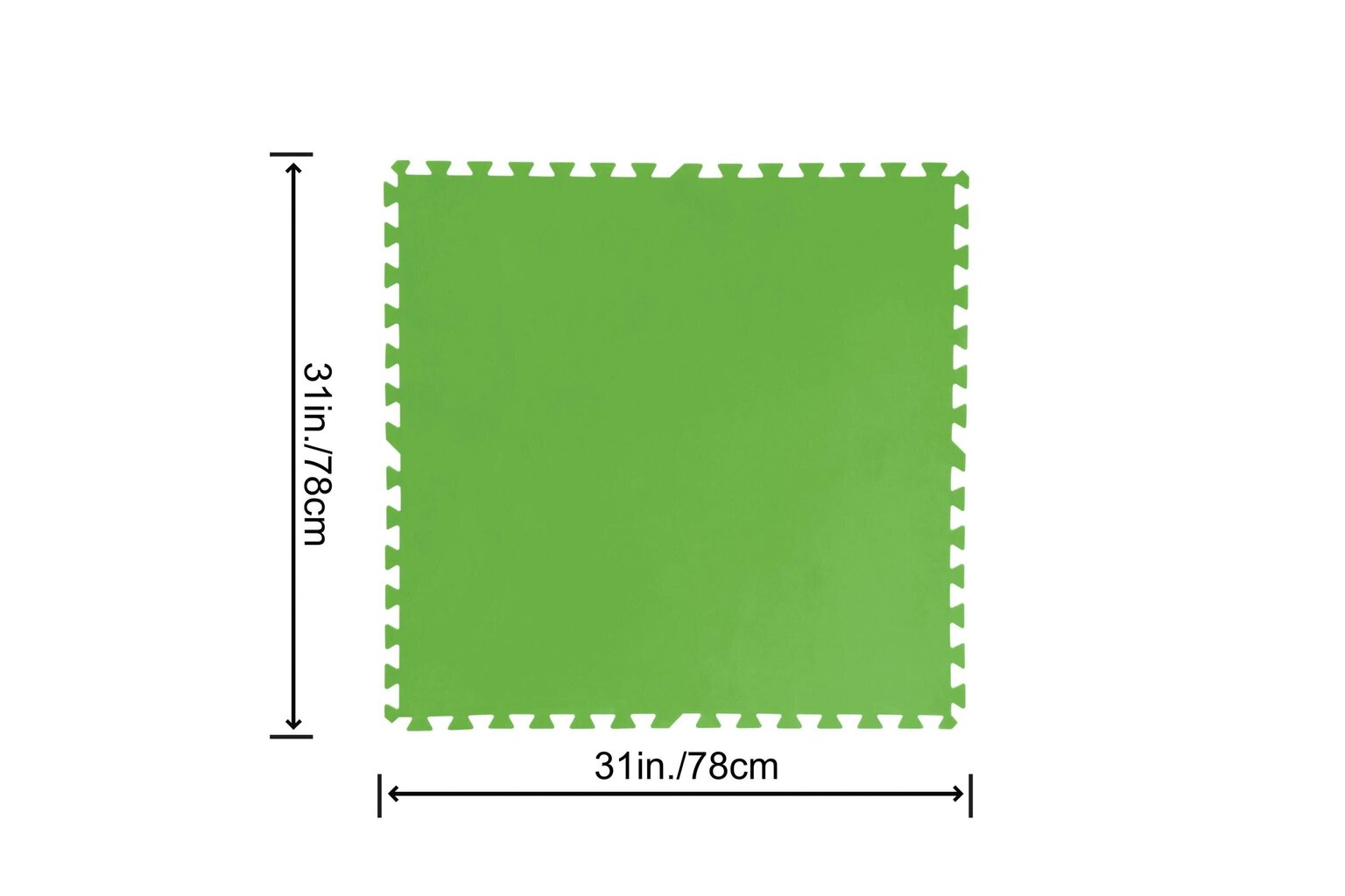 Basseini matt välibasseinidele Flowclear, 78x78 cm, 9 tk. hind ja info | Basseinitehnika | kaup24.ee