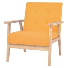 Кресло VidaXL, желтое цена и информация | Кресла в гостиную | kaup24.ee